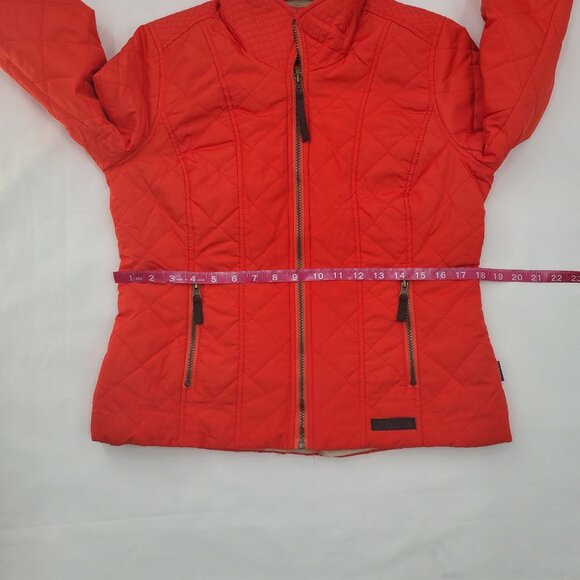 G.H. Bass & Co. Women's Outerwear Quilted Puffer Winter Coat Jacket Red Size PS - Picture 11 of 14